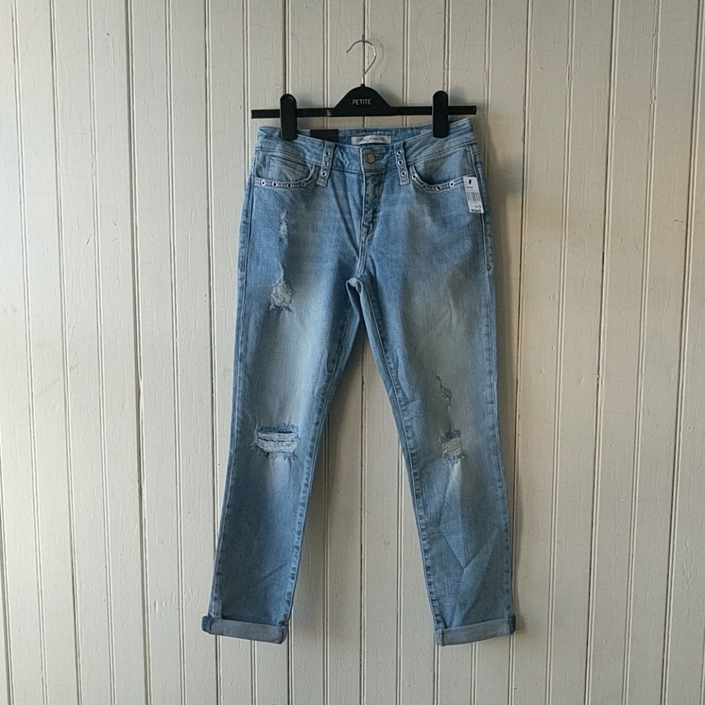 🧿 Mavi Jeans boyfriend medium wash distress 24